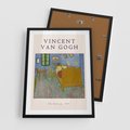 Plakat w ramie 50x70 - Reprodukcja van Gogha - vincent van gogh, reprodukcja - rama czarna