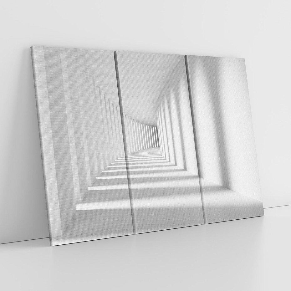 Obraz na płótnie 120x80 - Abstrakcyjny tunel: Podróż w inną przestrzeń - 3D, abstrakcja