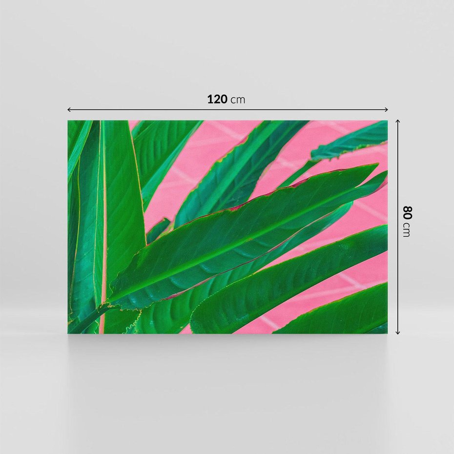 Obraz na płótnie 120x80 - Odezwij się do przeszłości - liście, retro