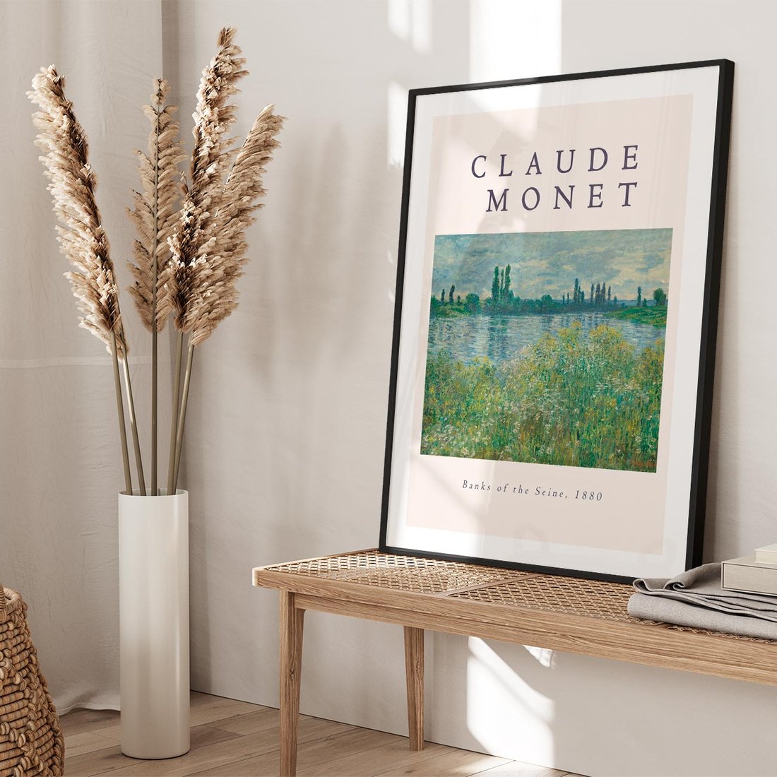 Plakat w ramie 40x50 - Claude Monet: Reprodukcja - Claude Monet, reprodukcja plakat - rama czarna