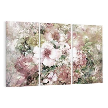 Obraz na płótnie 120x80 - Piękno natury na płótnie - kwiaty, olejne