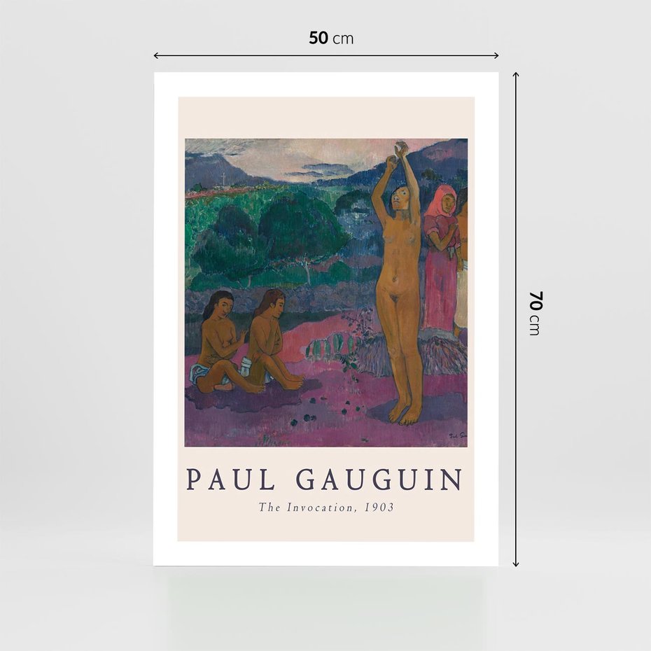 Plakat bez ramy 50x70 - Reprodukcja Gauguina: Sztuka Egzotyczna na Plakacie - paul gauguin, plakat