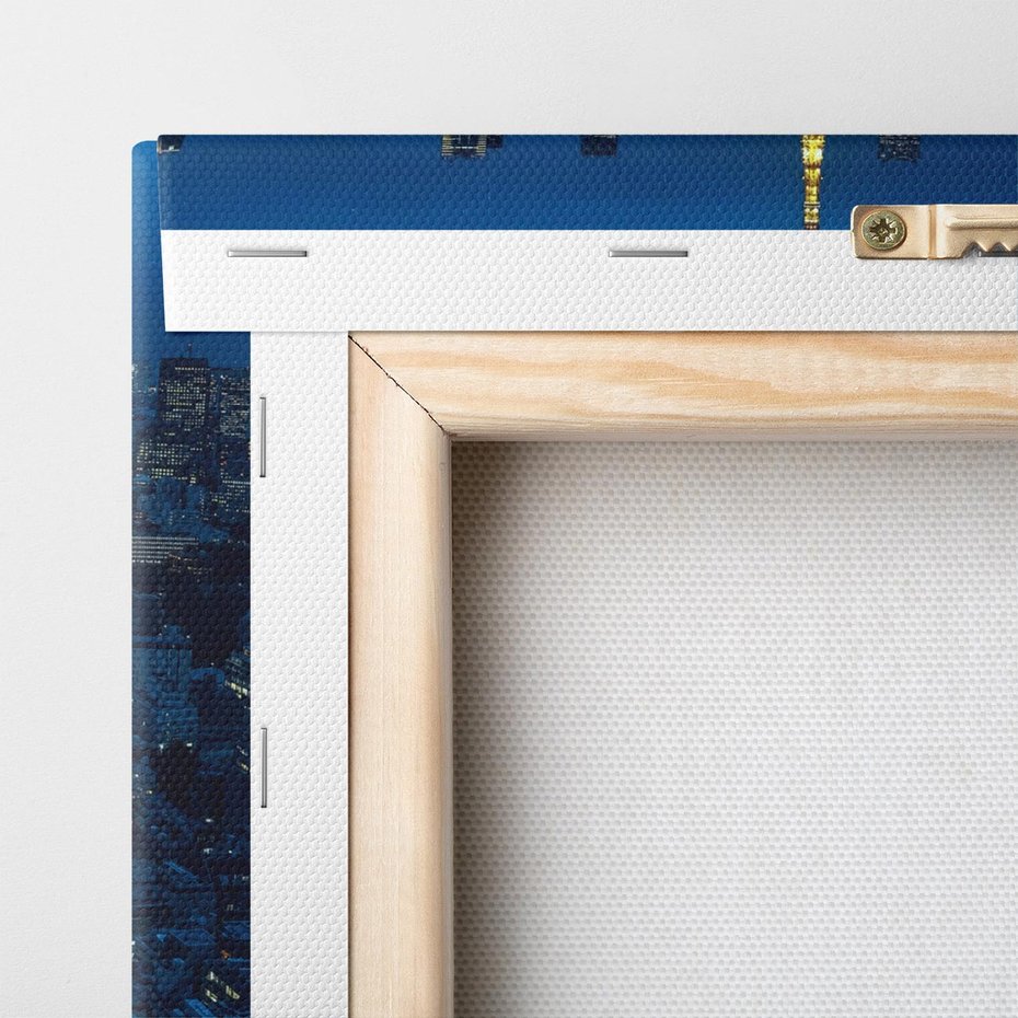 Obraz na płótnie 60x60 - Nocne impresje Paryża we Francji - Francja, Paryż