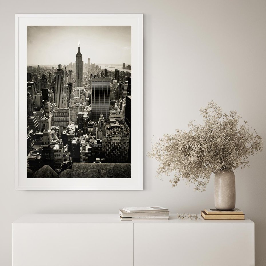 Plakat bez ramy 30x40 - Dusza wielkiego miasta - Manhattan, Nowy Jork