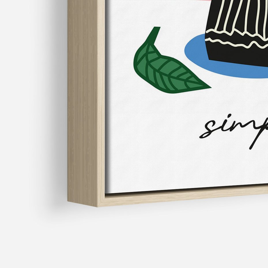 Obraz w ramie 70x100 - Tajemnicze Wibracje - tygrys, kwiaty - rama drewno