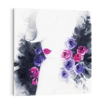 Obraz na płótnie 30x30 - Urok osobowości - kobieta, portret