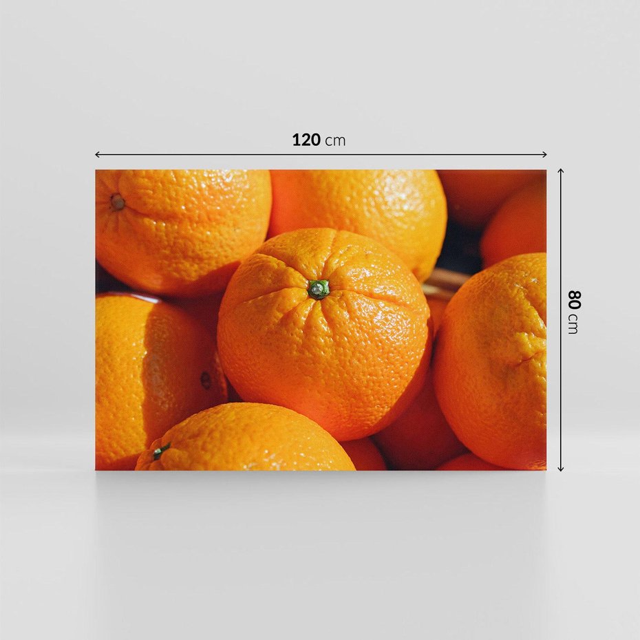 Obraz na płótnie 120x80 - Pomarańcze Owoce - pomarańcze, owoce