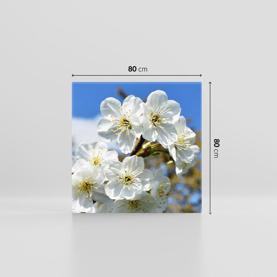 Obraz na płótnie 80x80 - Kwiatowa harmonia natury - kwiat, kwiaty