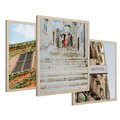 Zestaw obrazy w ramie 40x50 galeria - Podróż, Włochy, hotel, wakacje - rama drewno