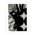 Plakat bez ramy 30x40 - Modernistyczne Refleksje - abstrakcja, mroczny klimat