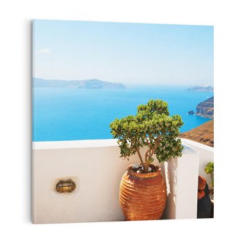 Obraz na płótnie 40x40 - Santorini - oaza greckiej wyspy - Santorini, grecka
