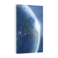 Obraz na płótnie 50x70 - Spotkanie księżyca i Ziemi - księżyc, ziemia