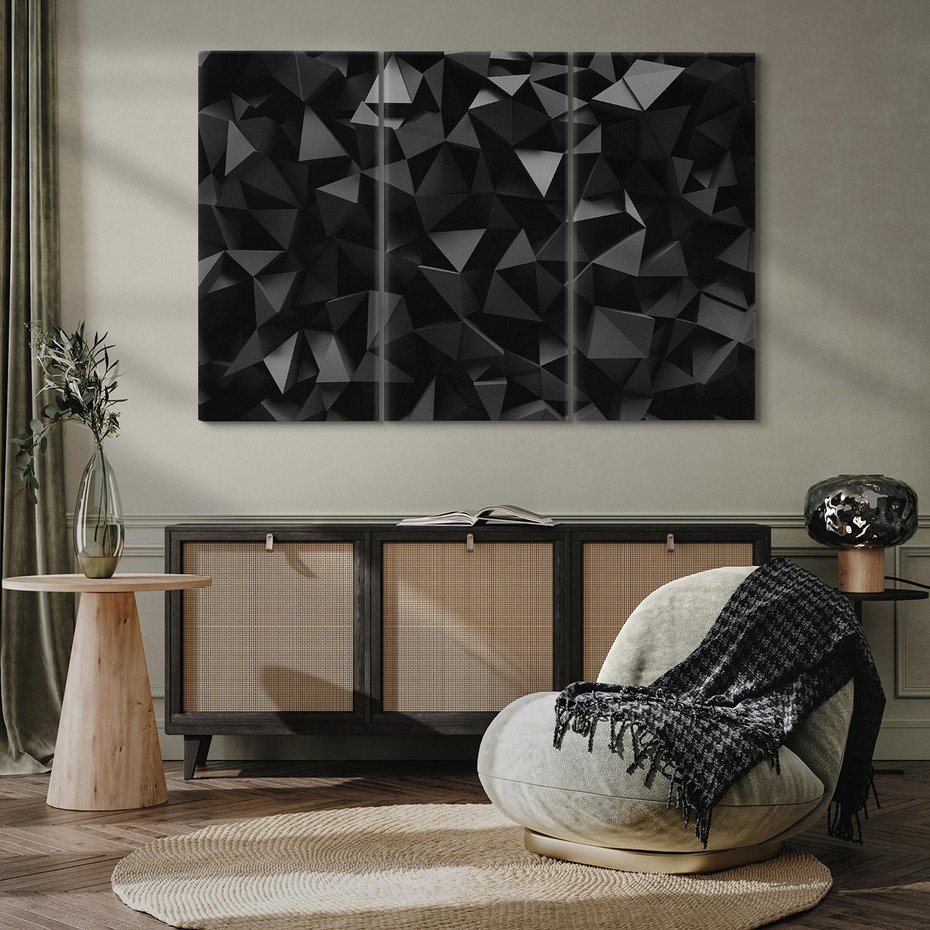 Obraz na płótnie 120x80 - Abstrakcyjne 3D układy - 3D, abstrakcja