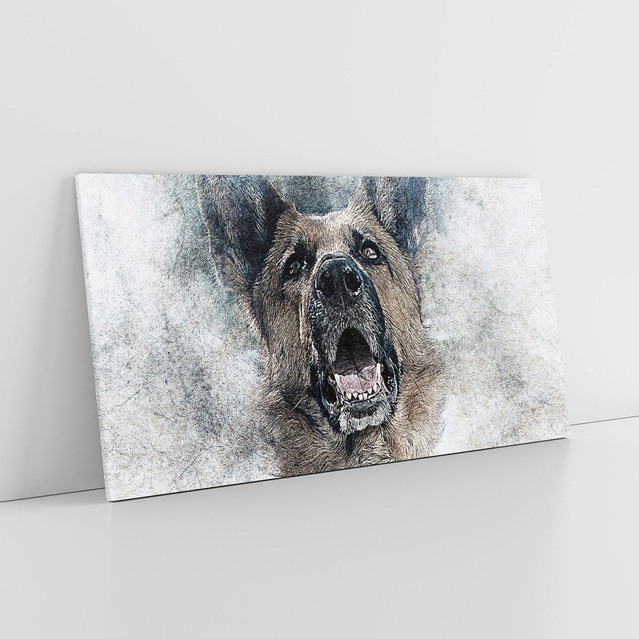 Obraz na płótnie 100x50 - Pies - wierny towarzysz - pies, sztuka