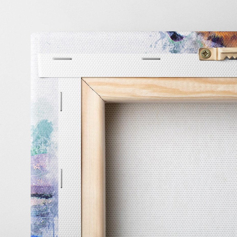 Obraz na płótnie 120x80 - Tygrys w abstrakcyjnym tańcu - tygrys, sztuka