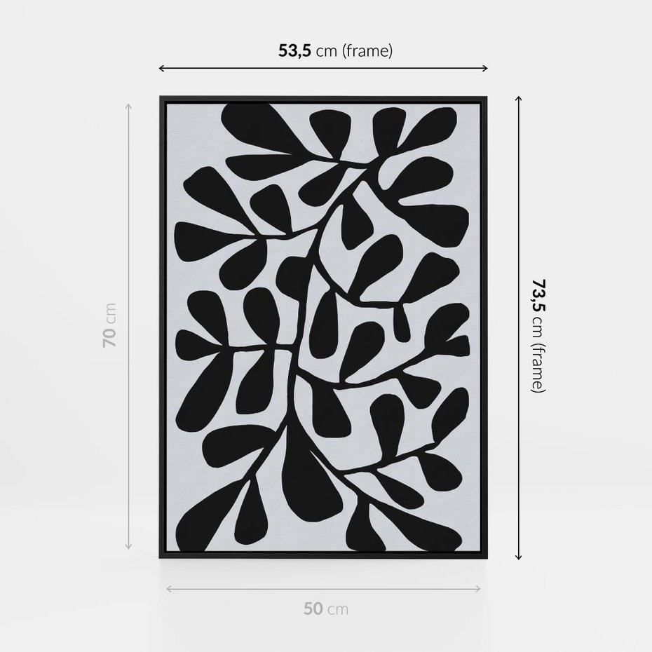 Obraz w ramie 50x70 - Echa Wyobraźni - matisse, sztuka nowoczesna - rama czarna