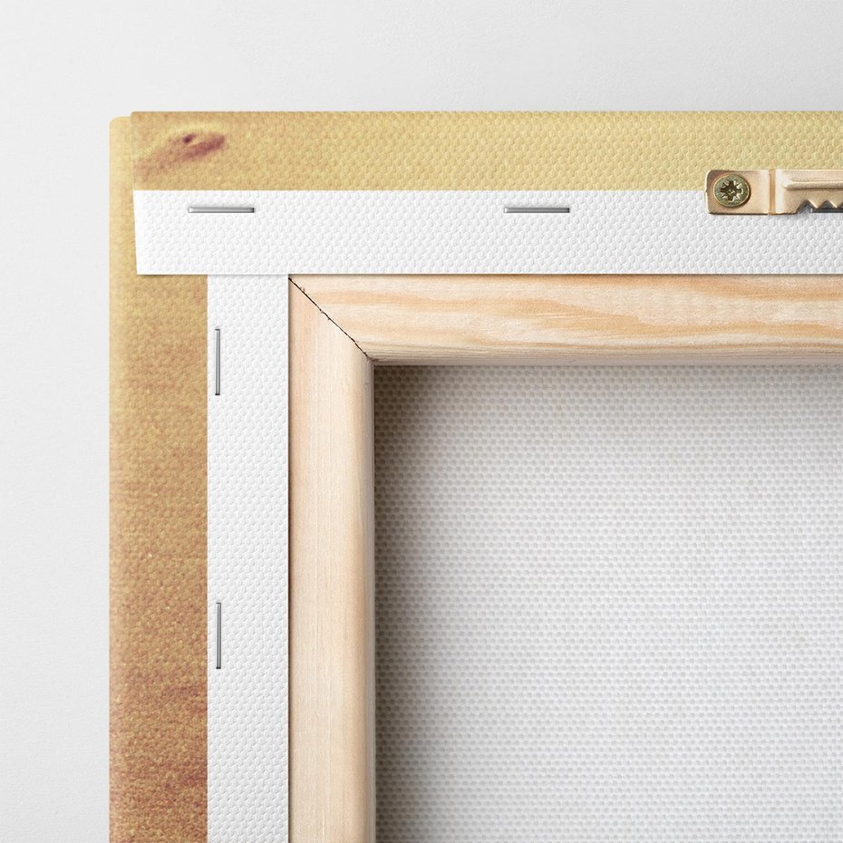 Obraz na płótnie 70x100 - Ślad Przygody - ślady, stóp