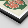 Plakat w ramie 50x70 - Kreatywne Impulsy - boho styl, wazon - rama czarna