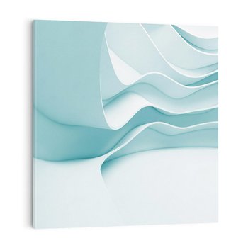 Obraz na płótnie 50x50 - Abstrakcyjne wyrażenie emocji - abstrakcja