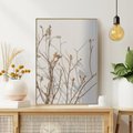 Obraz w ramie 50x70 - Boho gałązki suche - gałązki, suche - rama drewno