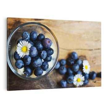 Obraz na płótnie 70x50 - Borówki - Owocowe Ukojenie - borówki, owoce