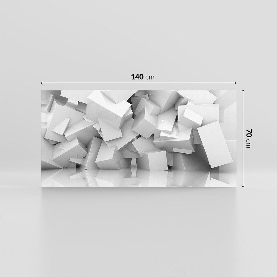 Obraz na płótnie 140x70 - Odkryj niezwykłą formę - 3D, abstrakcja