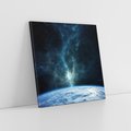 Obraz na płótnie 30x30 - Wędrówka przez galaktyki - ziemia, kosmos