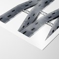 Plakat bez ramy 21x30 - Monochromatyczna Sztuka Nowoczesnych Budynków - architektura, nowoczesne formy