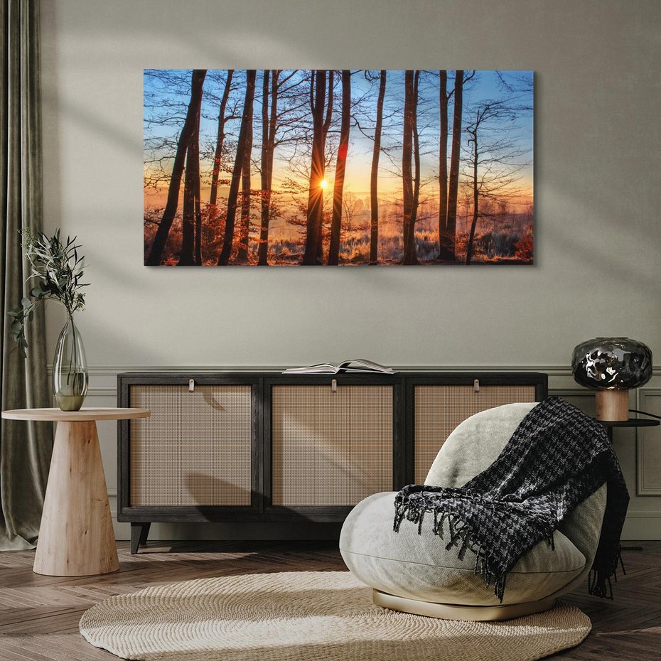 Obraz na płótnie 120x60 - Piękno lasu - las, drzewa