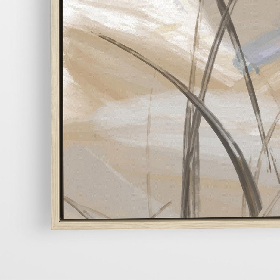 Obraz w ramie 50x50 - Nowoczesne Odbicia - akwarela, obraz - rama drewno