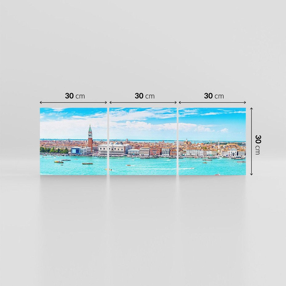 Obraz na płótnie 90x30 - Wenecja nad morzem: włoski romantyzm - Wenecja, Włochy