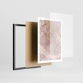 Plakat w ramie 50x70 - Wyjątkowa Stylizacja - marmur, złoto - rama czarna