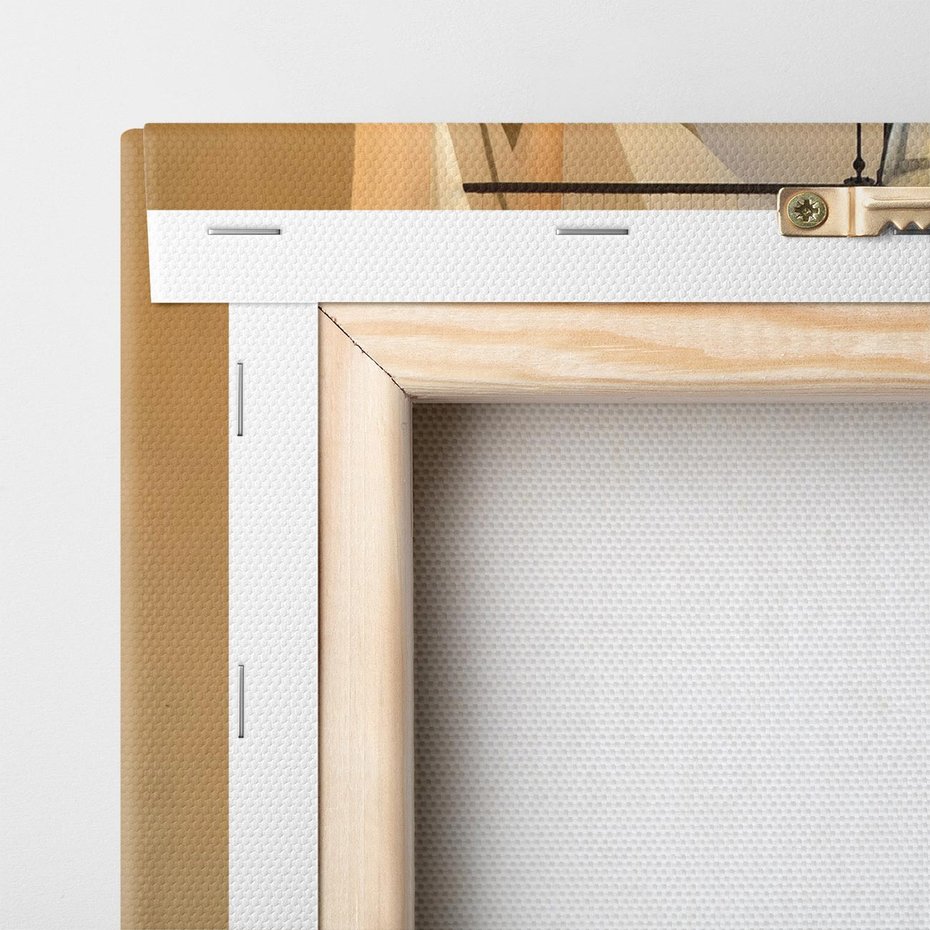 Obraz na płótnie 80x120 - Uliczka w perspektywie czasu - uliczka, perspektywa