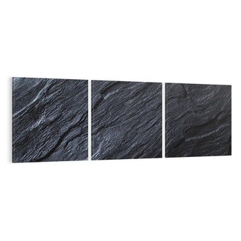 Obraz na płótnie 120x40 - Kamienne tekstury w trójwymiarze - kamień, tekstura