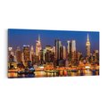 Obraz na płótnie 120x60 - Nocne Tętno Nowego Jorku - Nowy Jork, noc