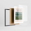 Plakat w ramie 30x40 - Claude Monet: Reprodukcja - Claude Monet, reprodukcja plakat - rama czarna