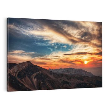 Obraz na płótnie 120x80 - Górski pejzaż w harmonii - góry, krajobraz