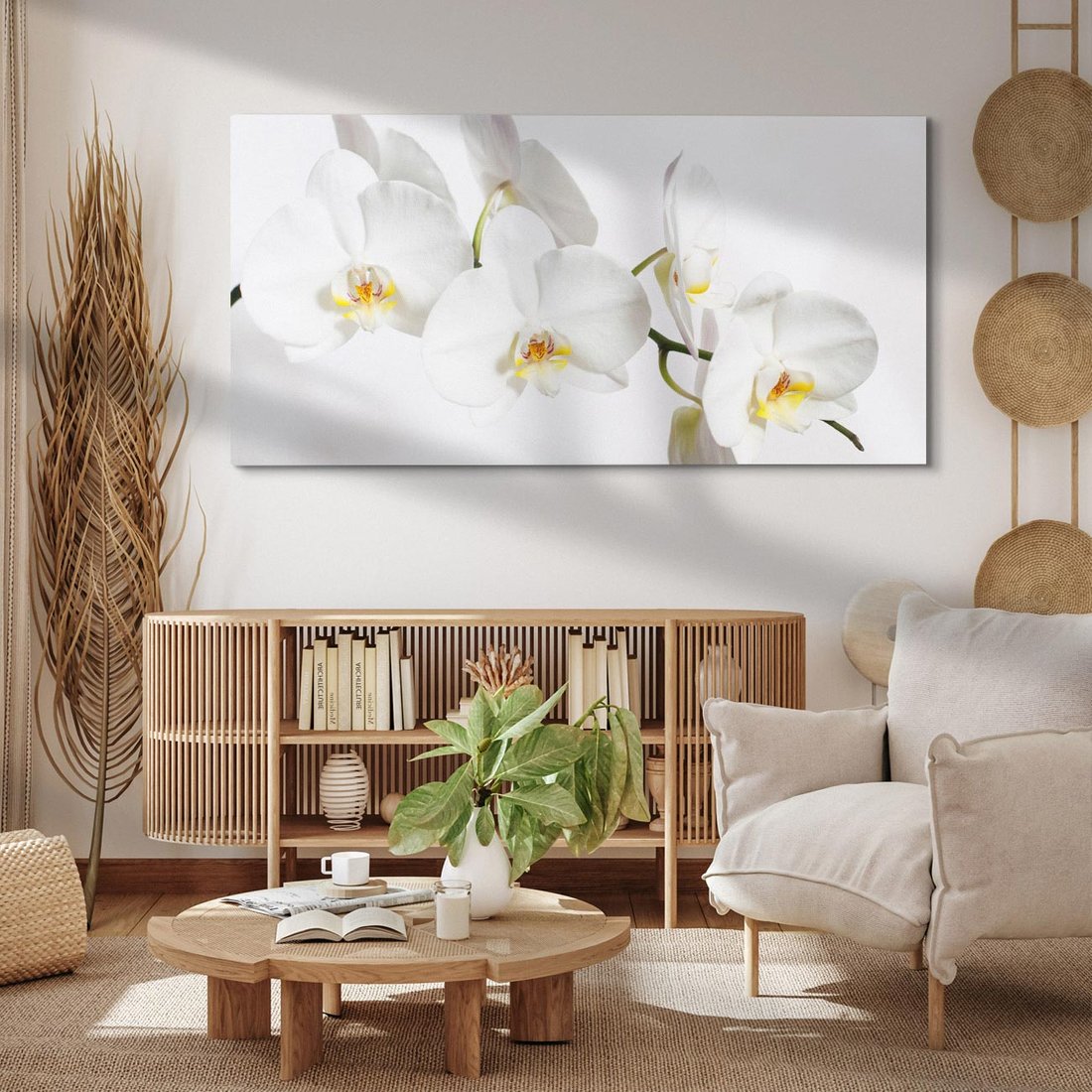 Obraz na płótnie 140x70 - Orchidea Kwiat - orchidea, kwiat