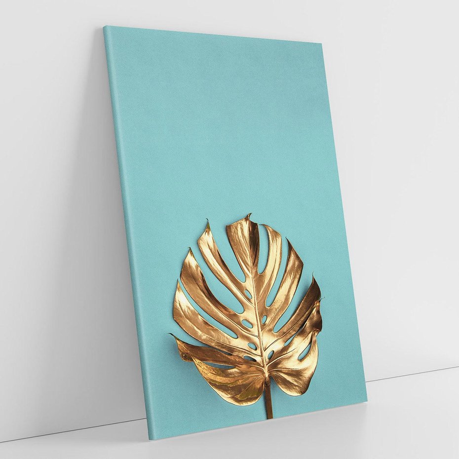 Obraz na płótnie 70x100 - Piękno Natury - złote, liście
