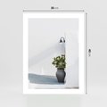 Plakat bez ramy 30x40 - Błękitne wybrzeże - Santorini, Grecja