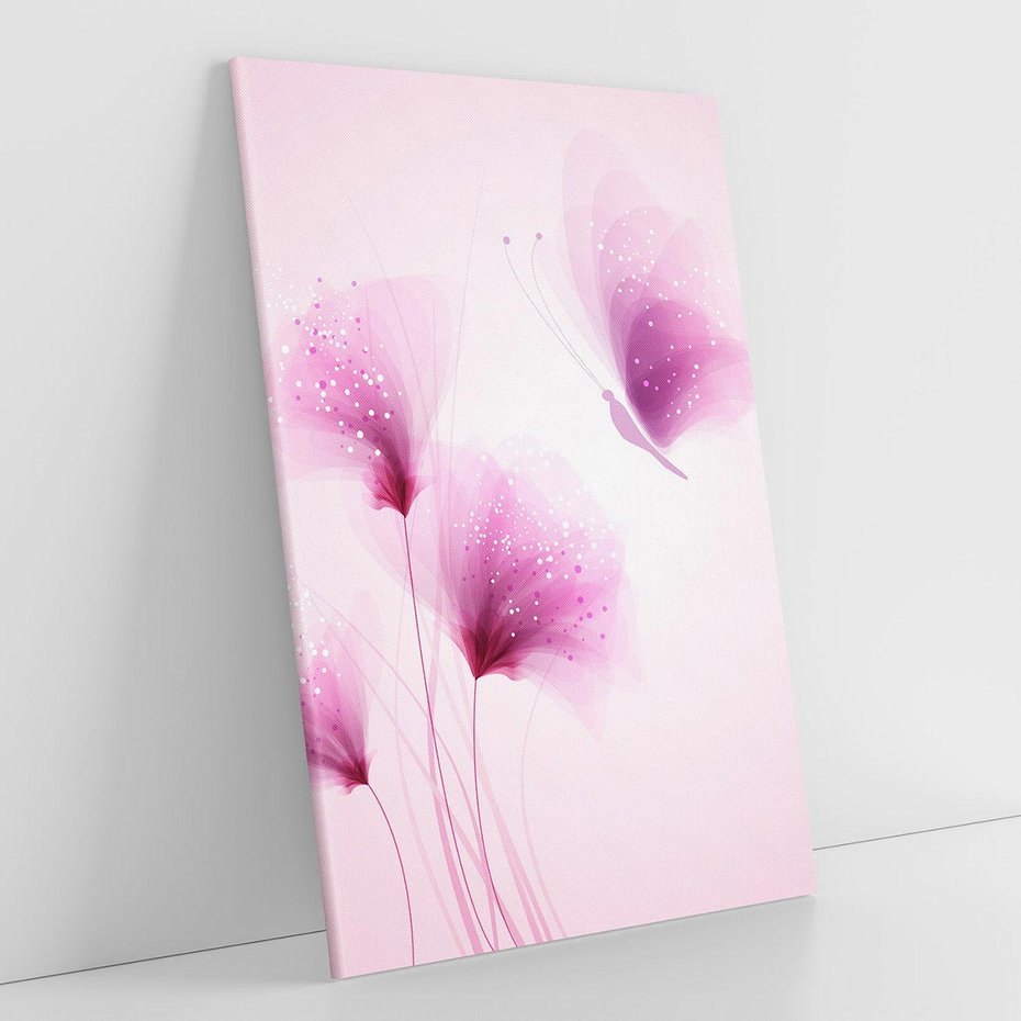 Obraz na płótnie 50x70 - Akwarelowe Kwiaty w Pastelach - kwiaty, akwarelowe