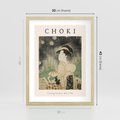 Plakat w ramie 30x40 - Sztuki Choki w Twoim Domu - reprodukcja, rycina - rama drewno