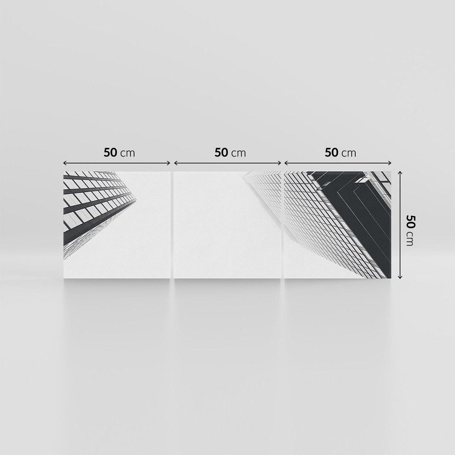 Obraz na płótnie 150x50 - Nowoczesna Dynamika - perspektywa, wieżowce