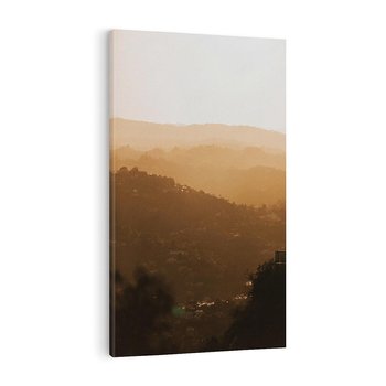 Obraz na płótnie 80x120 - Odejście Słońca - pejzaż, zachód