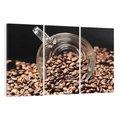 Obraz na płótnie 120x80 - Kawa ziarna pełne aromatu - kawa, ziarna