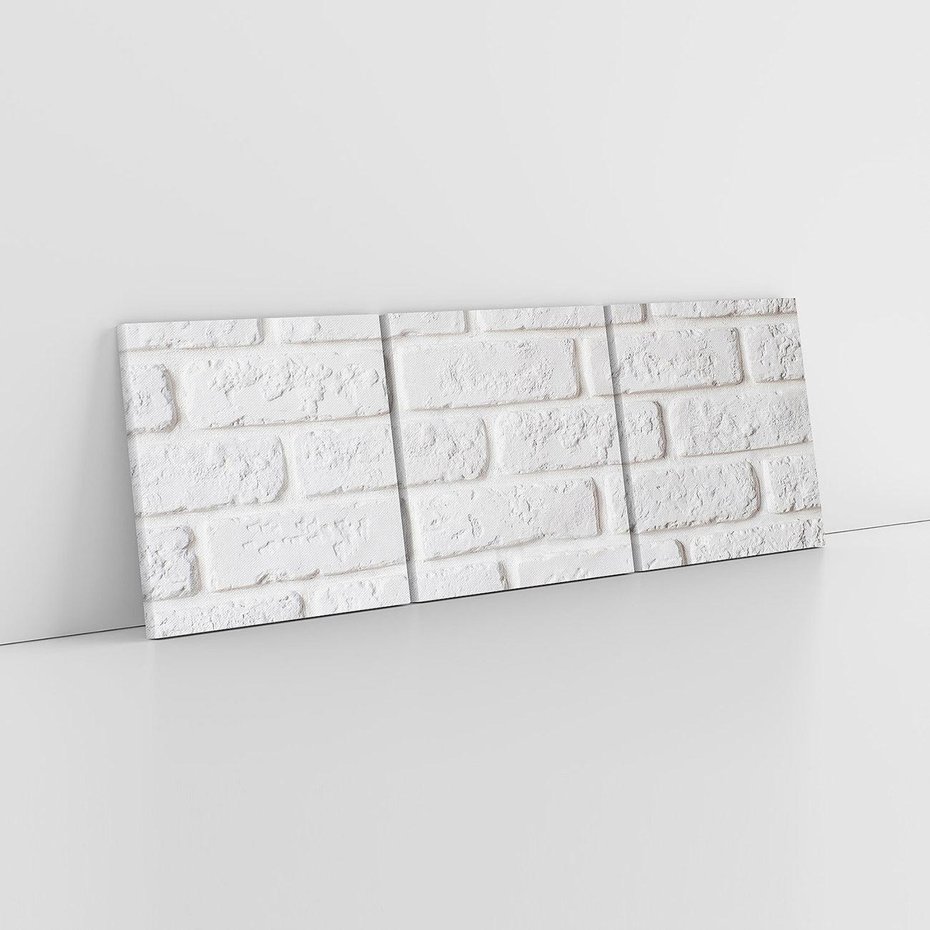 Obraz na płótnie 150x50 - Wymiarowa Struktura - ściana, cegła