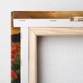 Obraz na płótnie 80x80 - Maki na łące: Przebudzenie wiosny - mak, maki