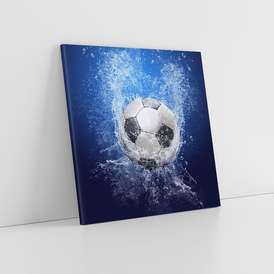 Obraz na płótnie 80x80 - Młodzieżowy Zapał - piłka, młodzieżowy