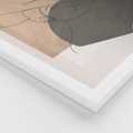 Zestaw obrazy w ramie 50x70 galeria - Kobiety, plakaty, boho - rama biała