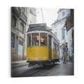 Obraz na płótnie 40x40 - Urok tramwajów Lizbony - tramwaj, Lizbona